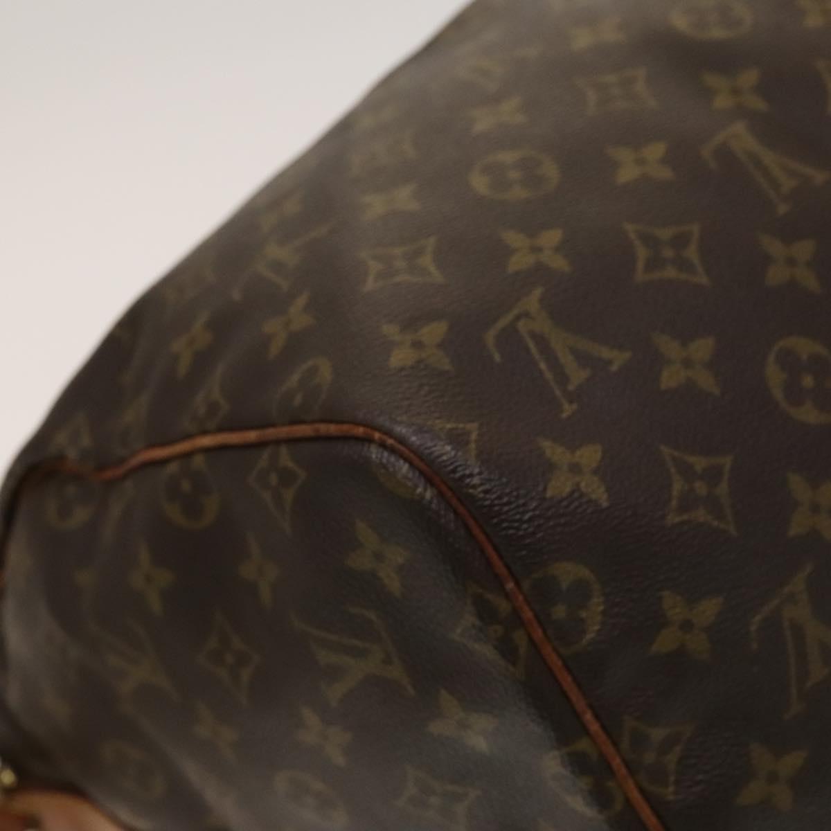 LOUIS VUITTON Monogram Keepall Bandouliere 55 Boston Bag M41414 LV Auth 134119