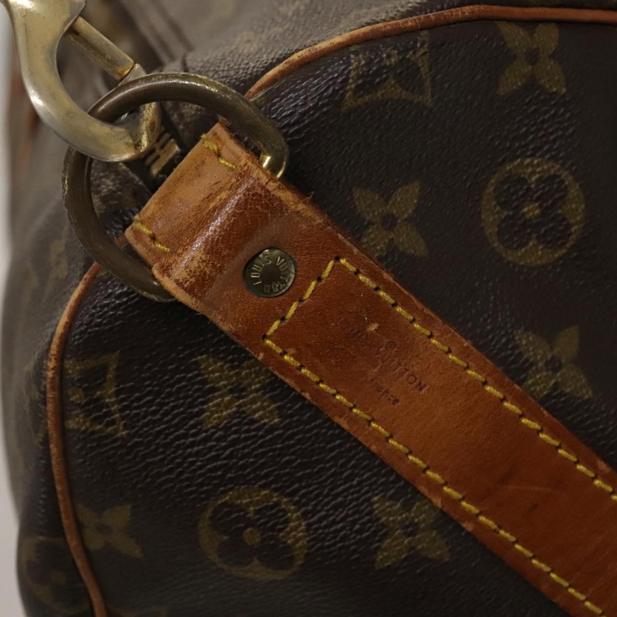 LOUIS VUITTON Monogram Keepall Bandouliere 55 Boston Bag M41414 LV Auth 134119