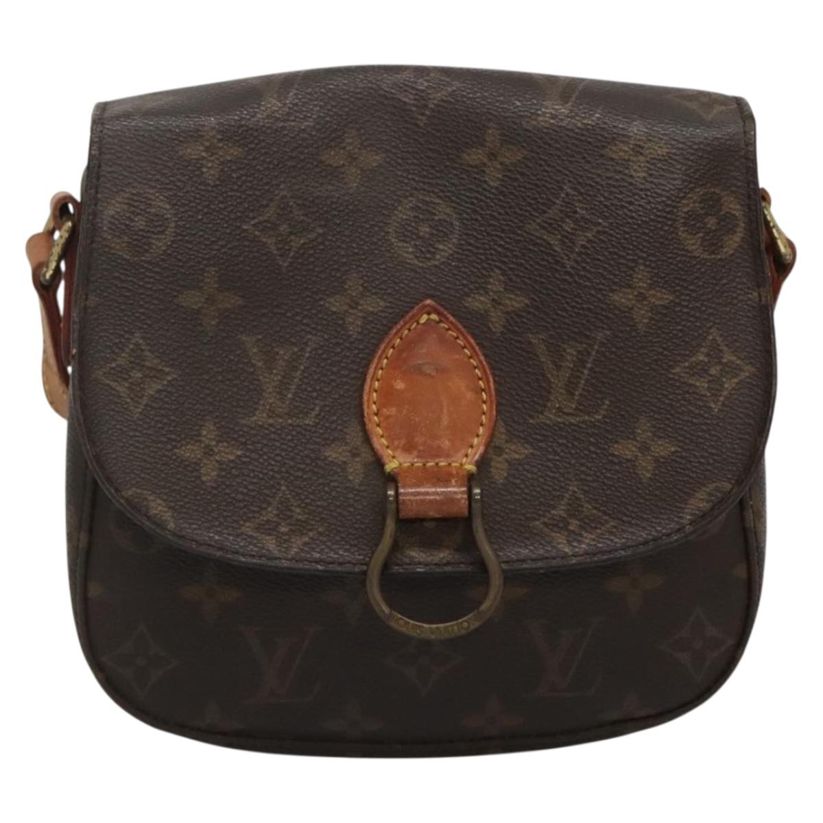LOUIS VUITTON Monogram Saint Cloud MM Shoulder Bag M51243 LV Auth 134143
