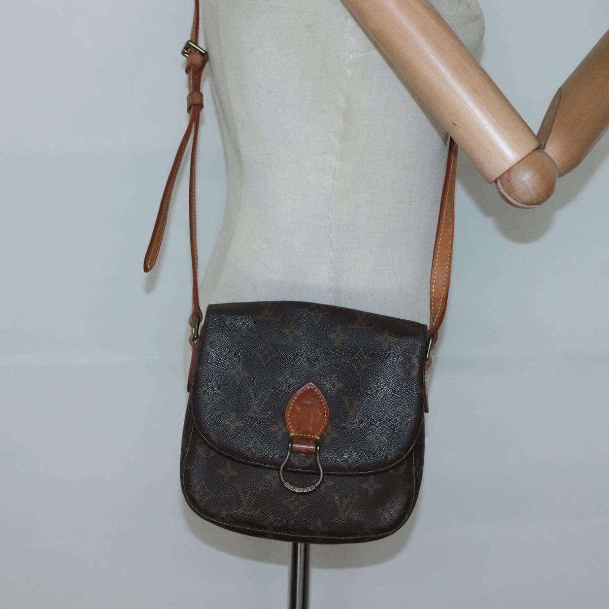 LOUIS VUITTON Monogram Saint Cloud MM Shoulder Bag M51243 LV Auth 134143