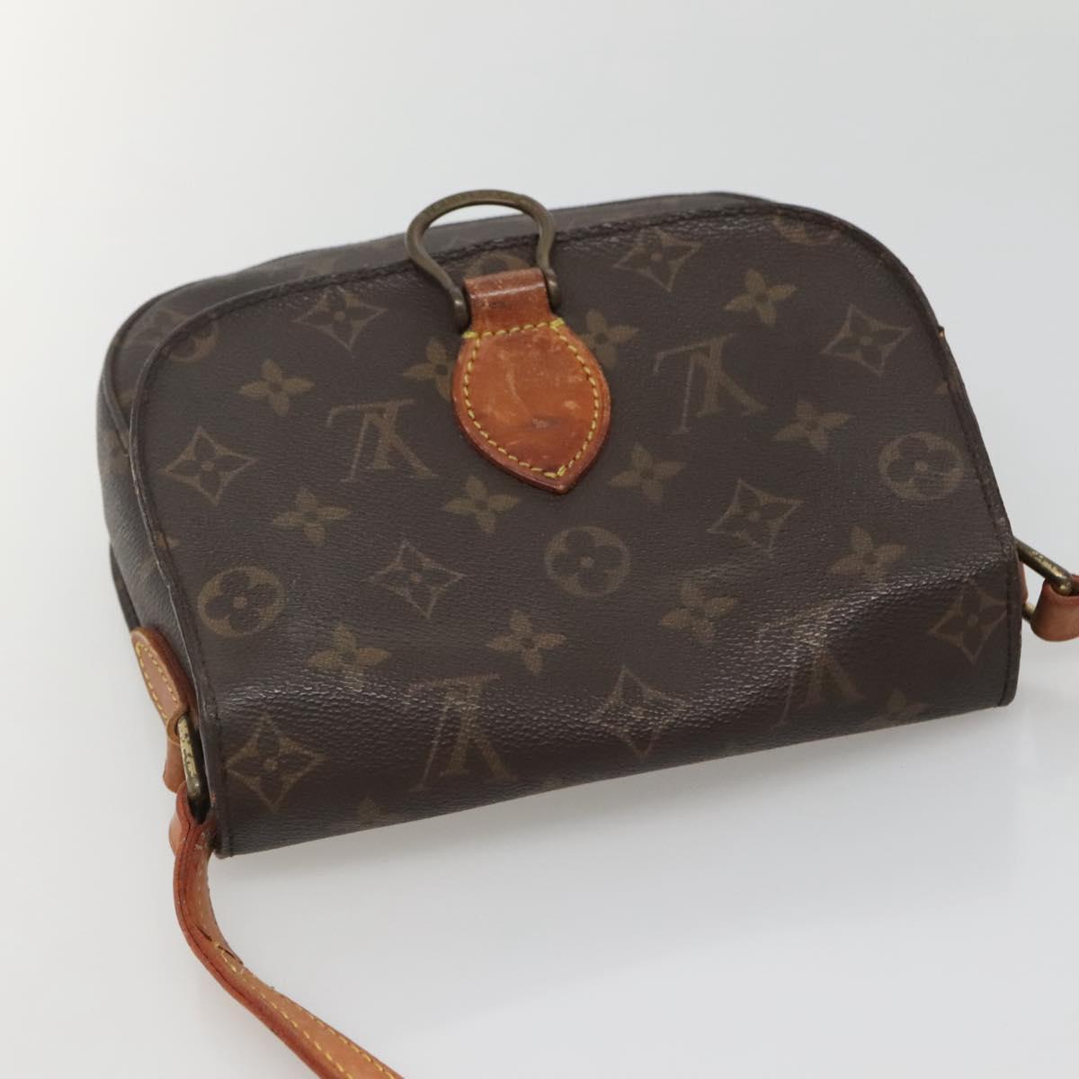 LOUIS VUITTON Monogram Saint Cloud MM Shoulder Bag M51243 LV Auth 134143