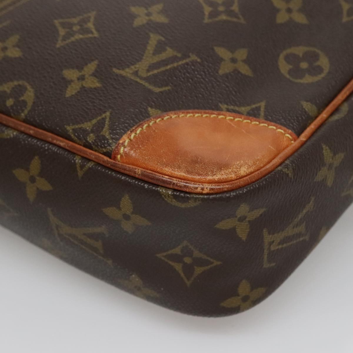LOUIS VUITTON Monogram Compiegne 28 Clutch Bag M51845 LV Auth 134145