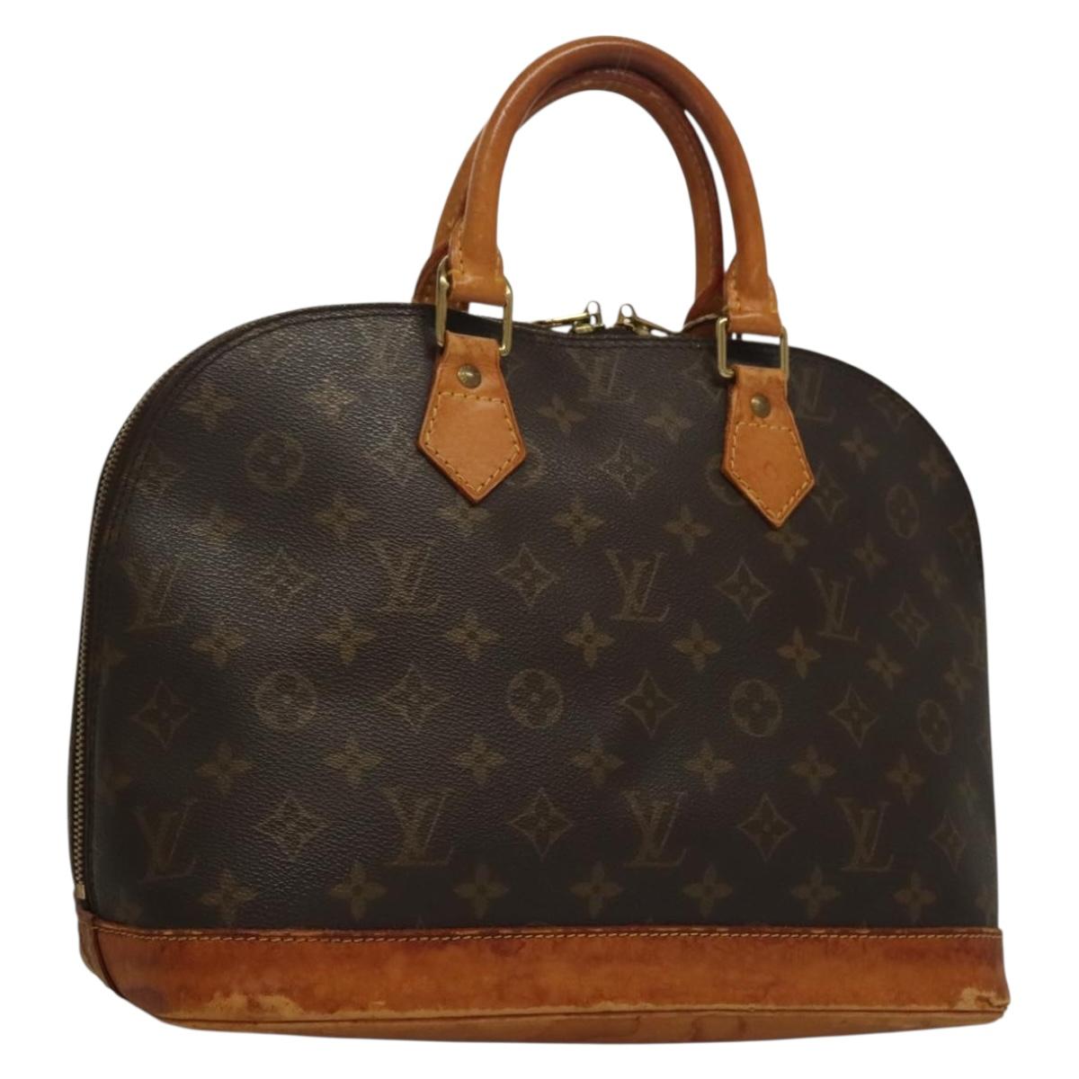 LOUIS VUITTON Monogram Alma Hand Bag M51130 LV Auth 134149