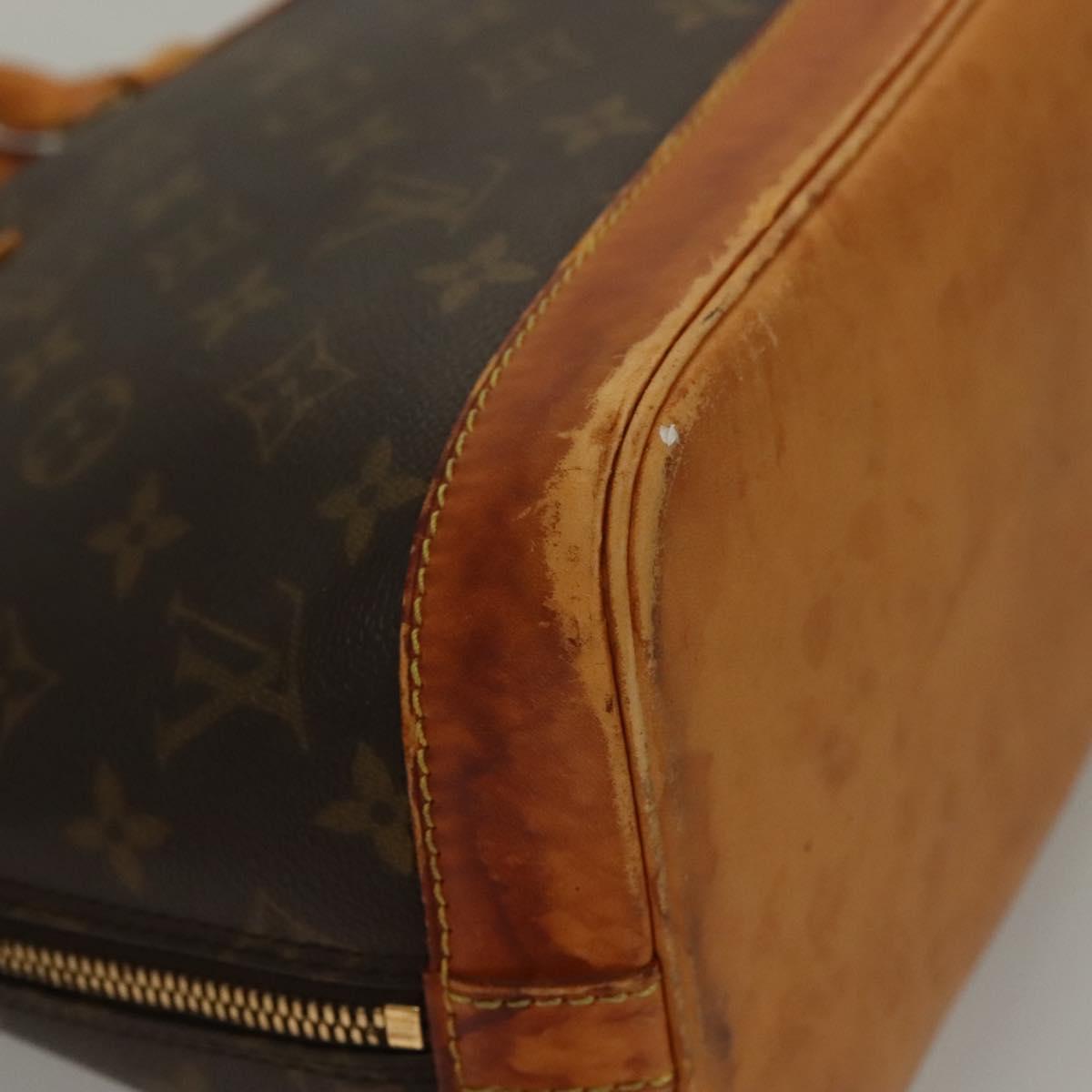 LOUIS VUITTON Monogram Alma Hand Bag M51130 LV Auth 134149