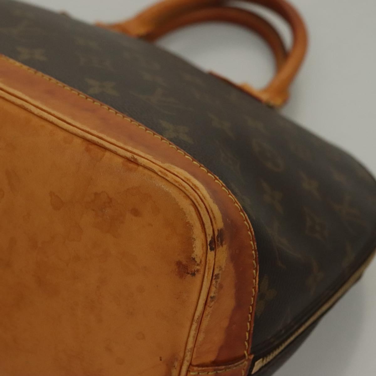 LOUIS VUITTON Monogram Alma Hand Bag M51130 LV Auth 134149
