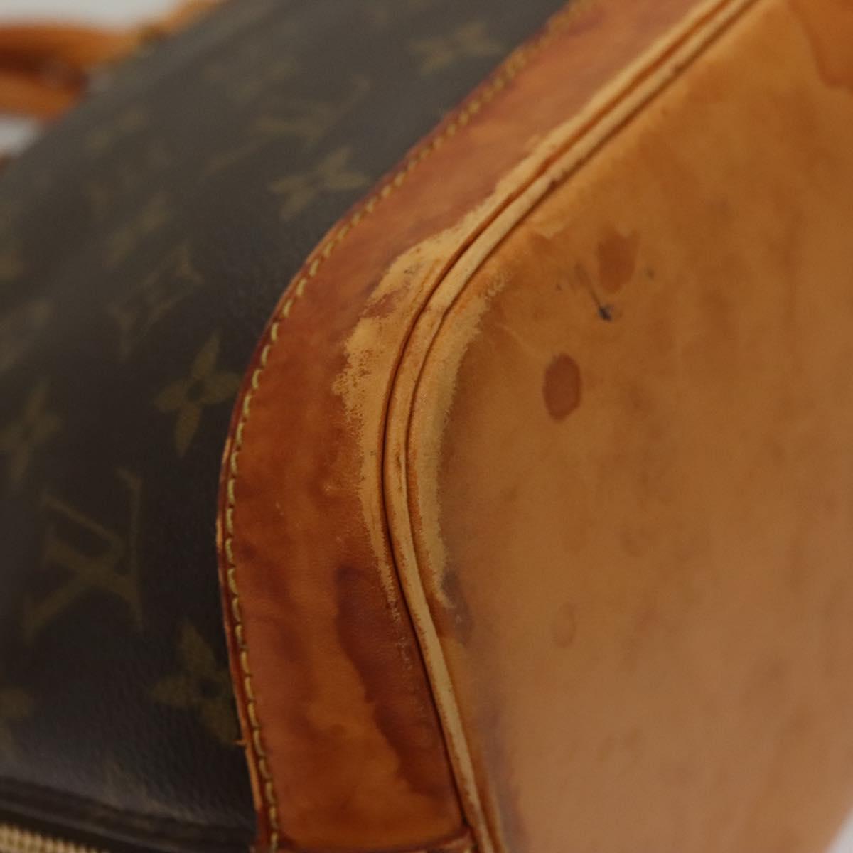 LOUIS VUITTON Monogram Alma Hand Bag M51130 LV Auth 134149