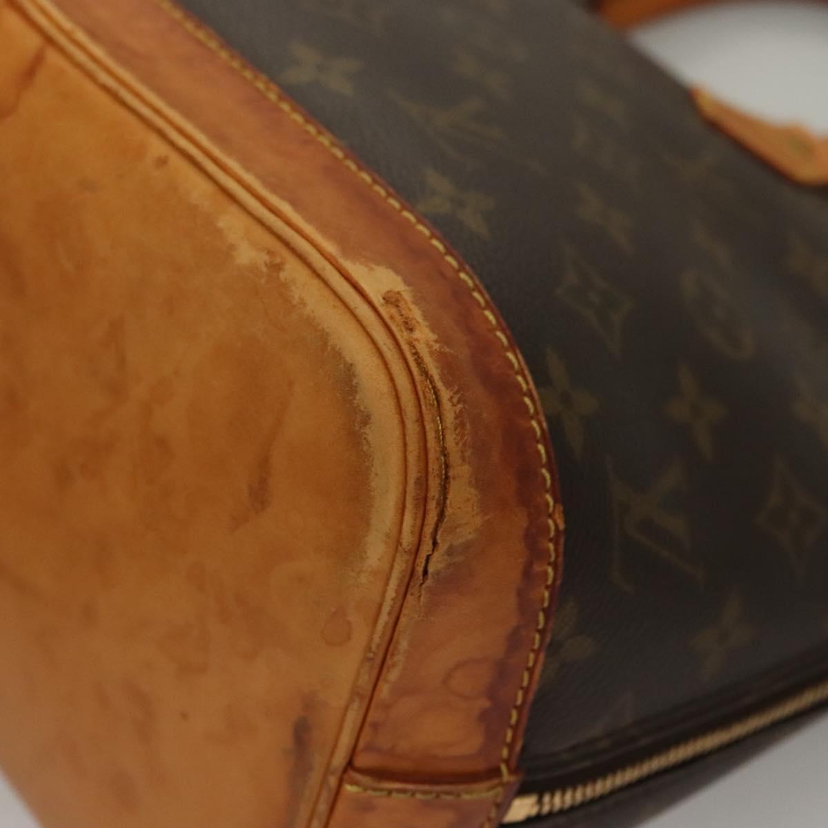 LOUIS VUITTON Monogram Alma Hand Bag M51130 LV Auth 134149