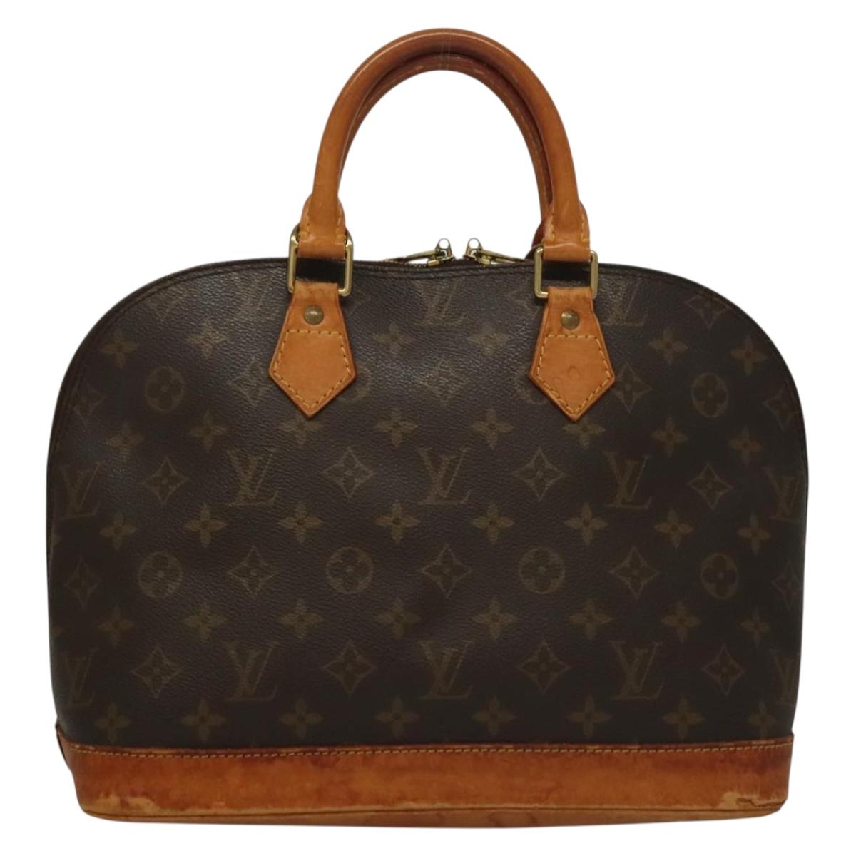 LOUIS VUITTON Monogram Alma Hand Bag M51130 LV Auth 134149