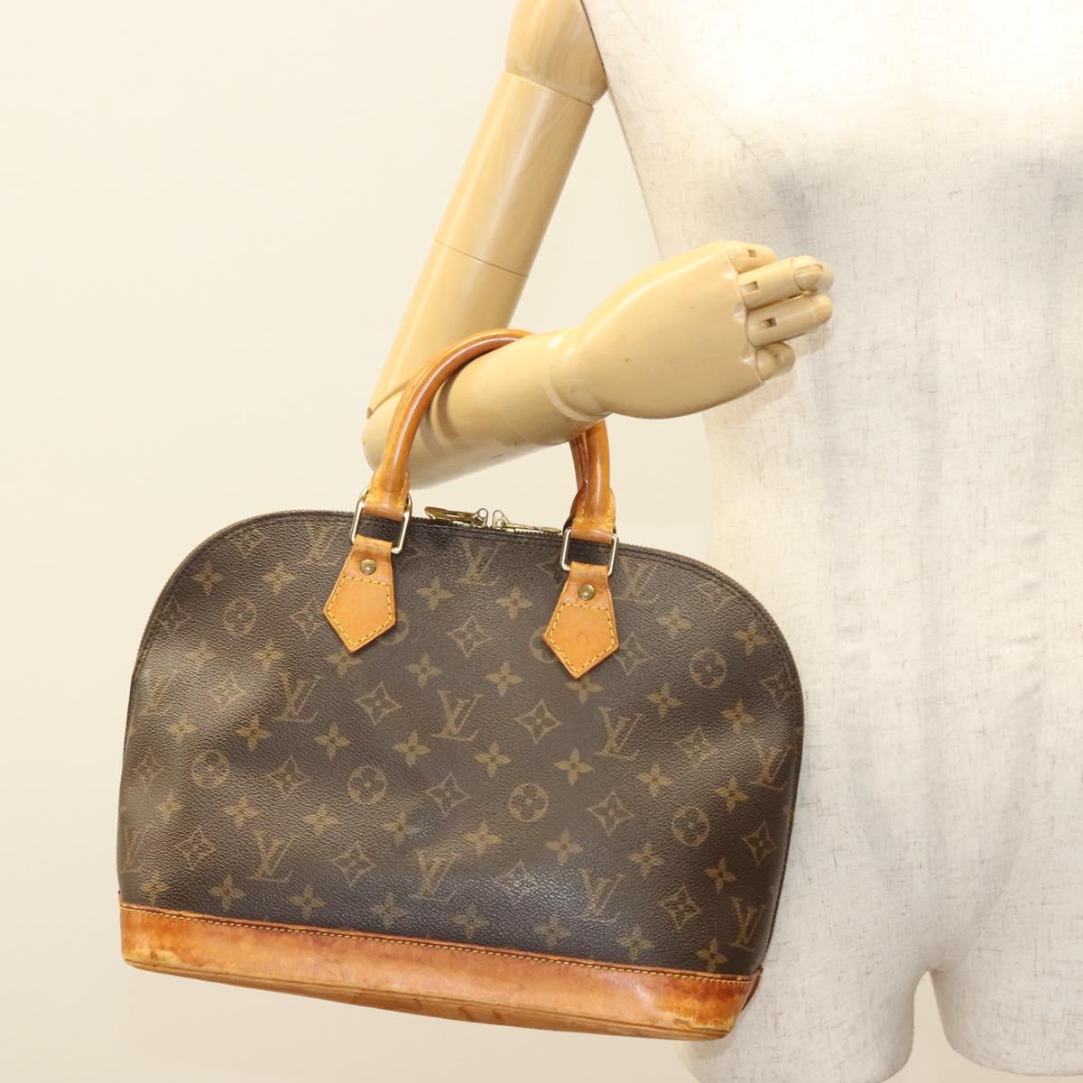 LOUIS VUITTON Monogram Alma Hand Bag M51130 LV Auth 134149