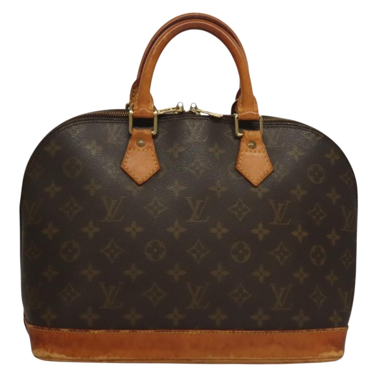 LOUIS VUITTON Monogram Alma Hand Bag M51130 LV Auth 134149