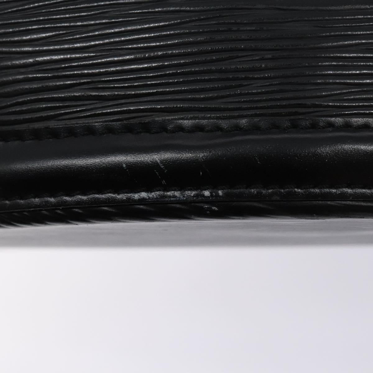 LOUIS VUITTON Epi Saint Jacques Shopping Shoulder Bag Black M52262 Auth 134163