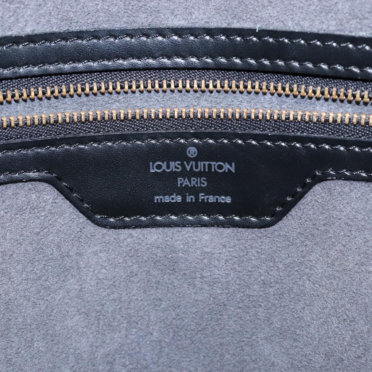 LOUIS VUITTON Epi Saint Jacques Shopping Shoulder Bag Black M52262 Auth 134163