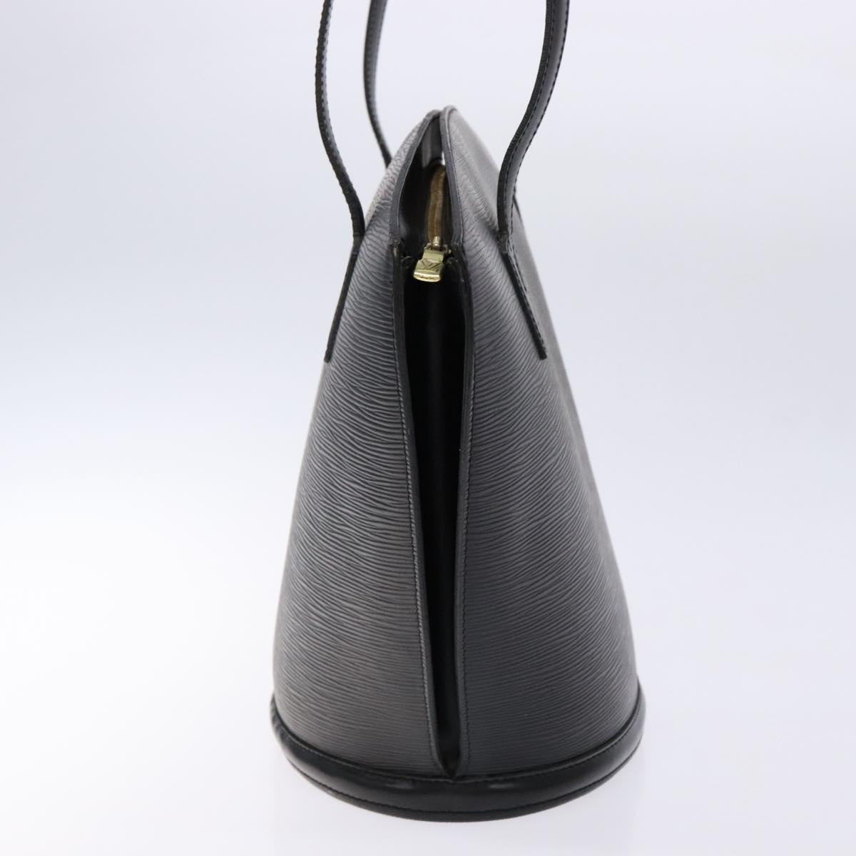 LOUIS VUITTON Epi Saint Jacques Shopping Shoulder Bag Black M52262 Auth 134163