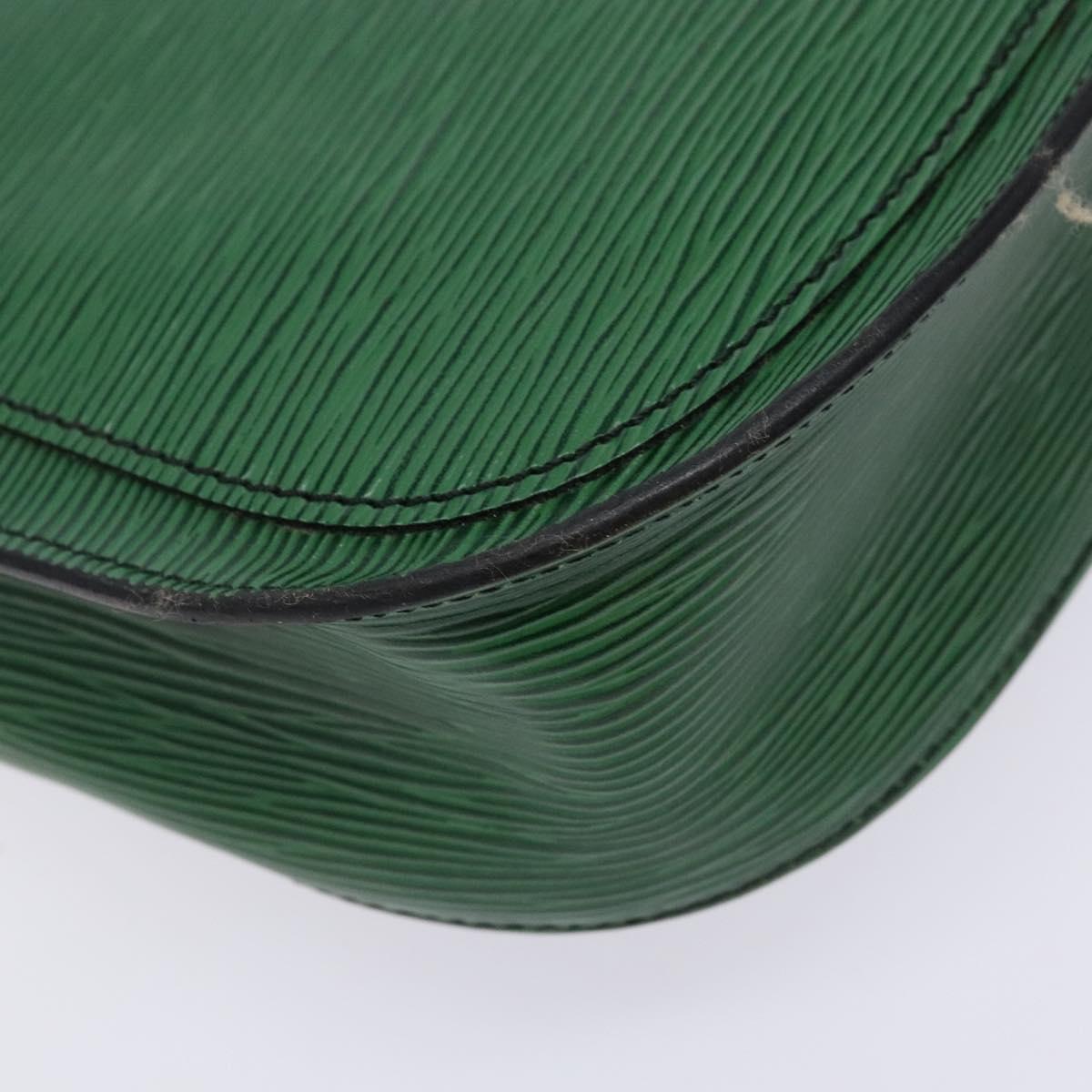LOUIS VUITTON Epi Saint Cloud GM Shoulder Bag Green M52194 LV Auth 134184