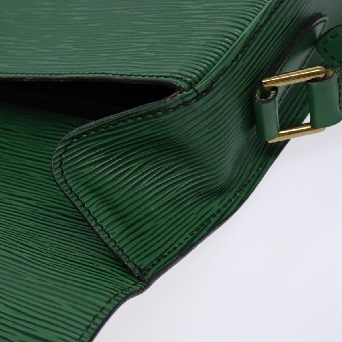 LOUIS VUITTON Epi Saint Cloud GM Shoulder Bag Green M52194 LV Auth 134184