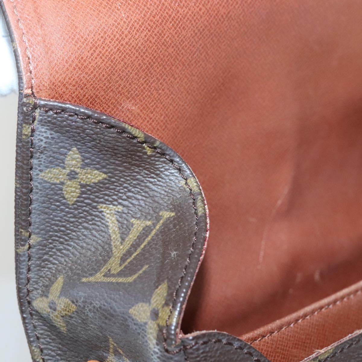 LOUIS VUITTON Monogram Cartouchiere MM Shoulder Bag M51253 LV Auth 134186
