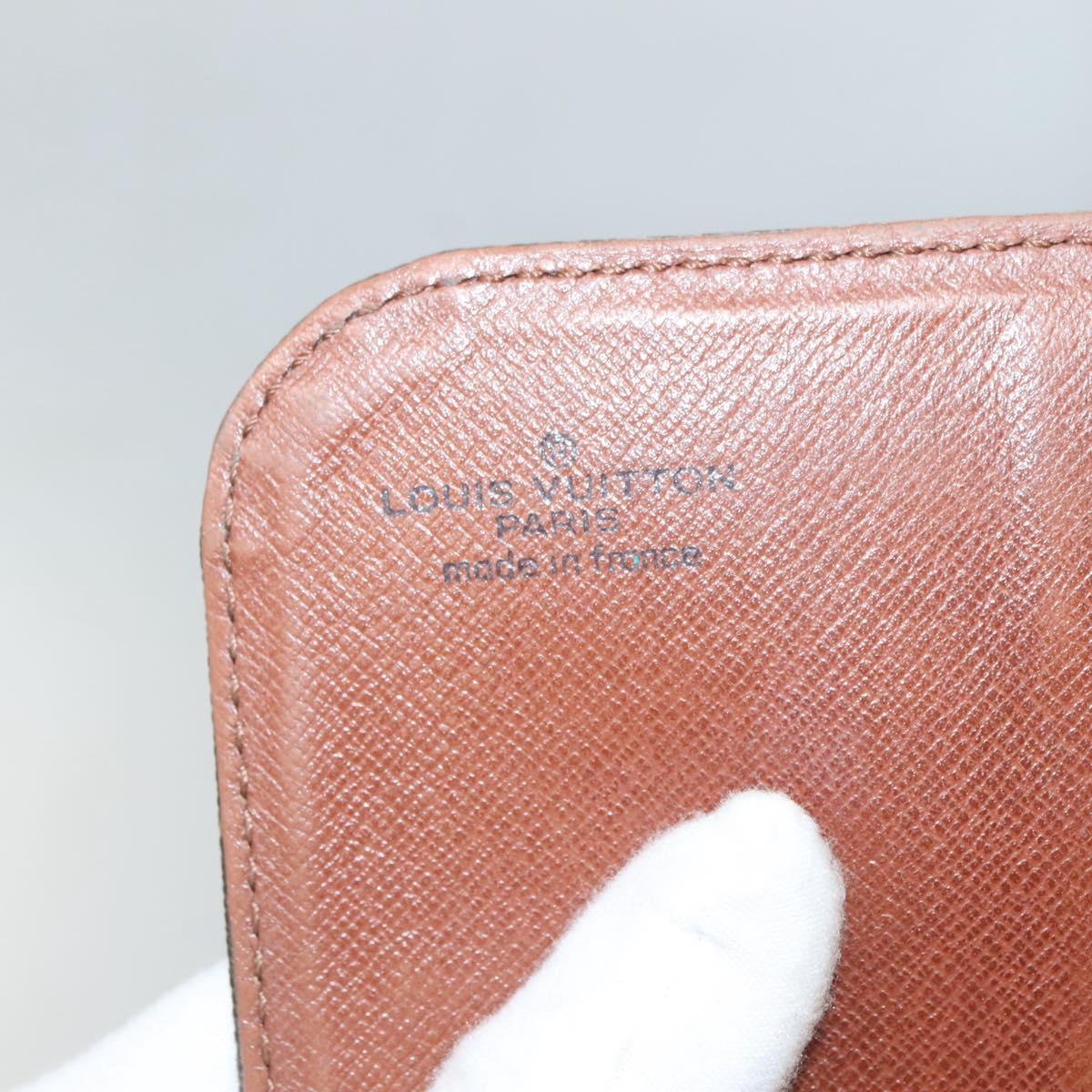 LOUIS VUITTON Monogram Cartouchiere MM Shoulder Bag M51253 LV Auth 134186