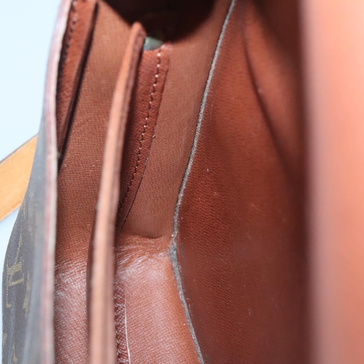 LOUIS VUITTON Monogram Cartouchiere MM Shoulder Bag M51253 LV Auth 134186