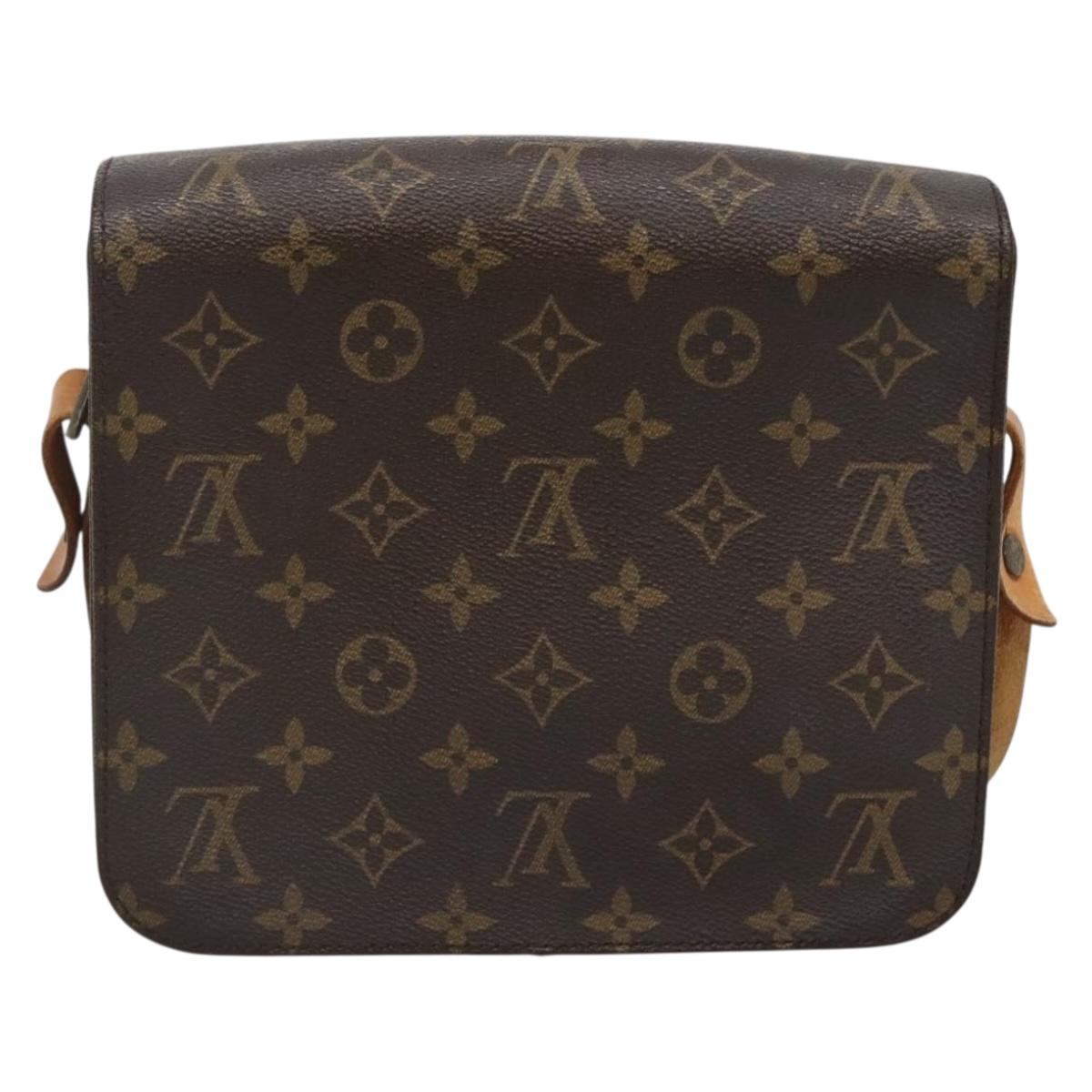 LOUIS VUITTON Monogram Cartouchiere MM Shoulder Bag M51253 LV Auth 134186