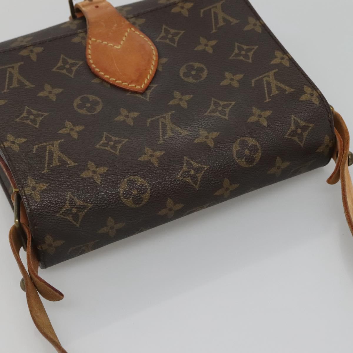 LOUIS VUITTON Monogram Cartouchiere MM Shoulder Bag M51253 LV Auth 134186