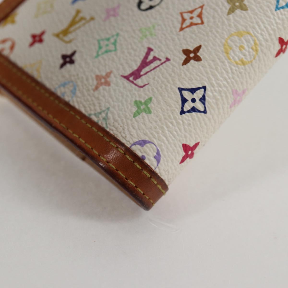 LOUIS VUITTON Multicolor Agenda PM Day Planner Cover White R21074 Auth 134196