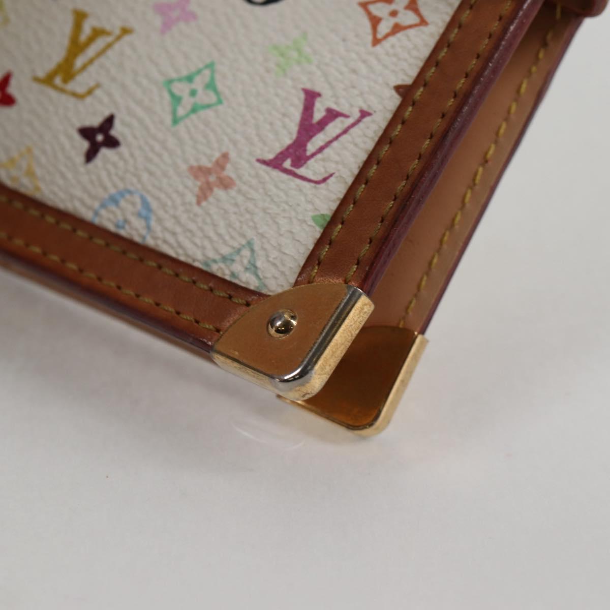 LOUIS VUITTON Multicolor Agenda PM Day Planner Cover White R21074 Auth 134196