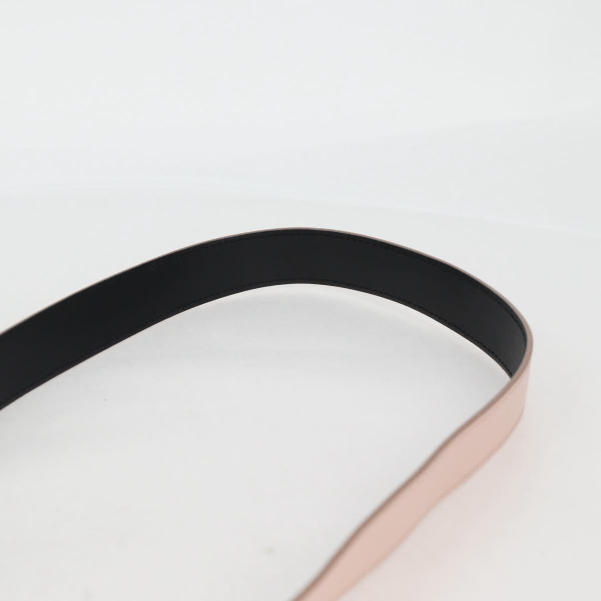 FENDI box Shoulder Bag Leather Pink Gold Auth 134203M