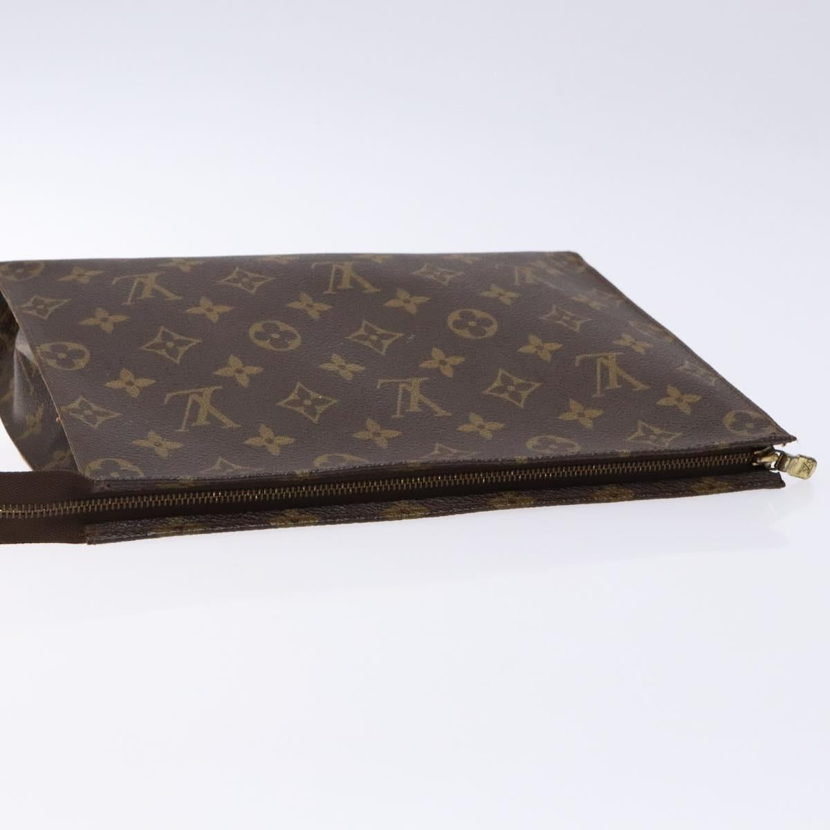 LOUIS VUITTON Monogram Poche Toilette 26 Pouch M47542 LV Auth 134223