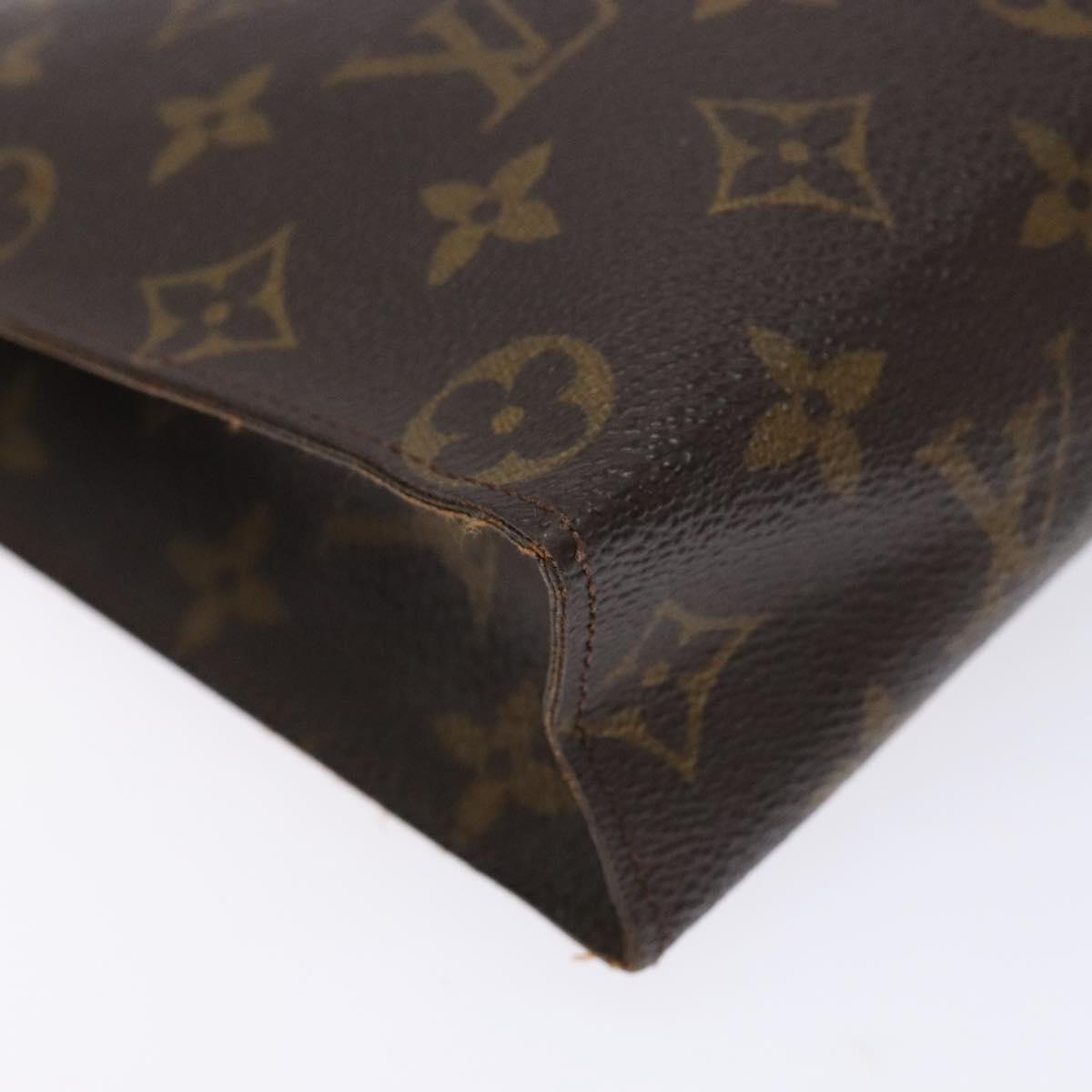 LOUIS VUITTON Monogram Poche Toilette 26 Pouch M47542 LV Auth 134223