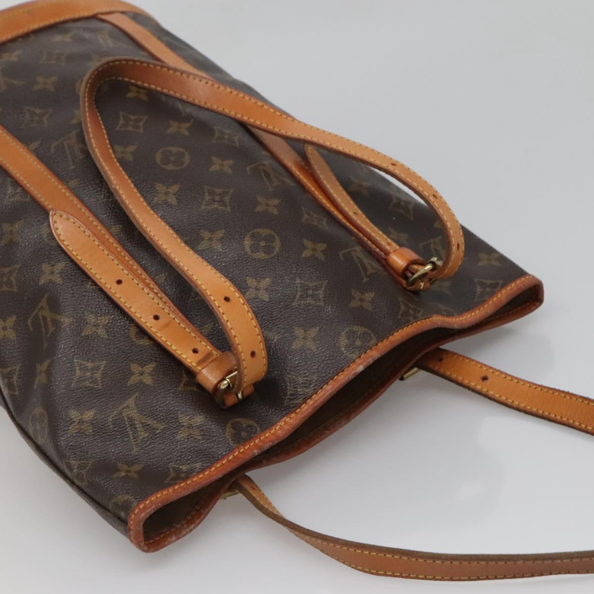 LOUIS VUITTON Monogram Bucket GM Shoulder Bag M42236 LV Auth 134242