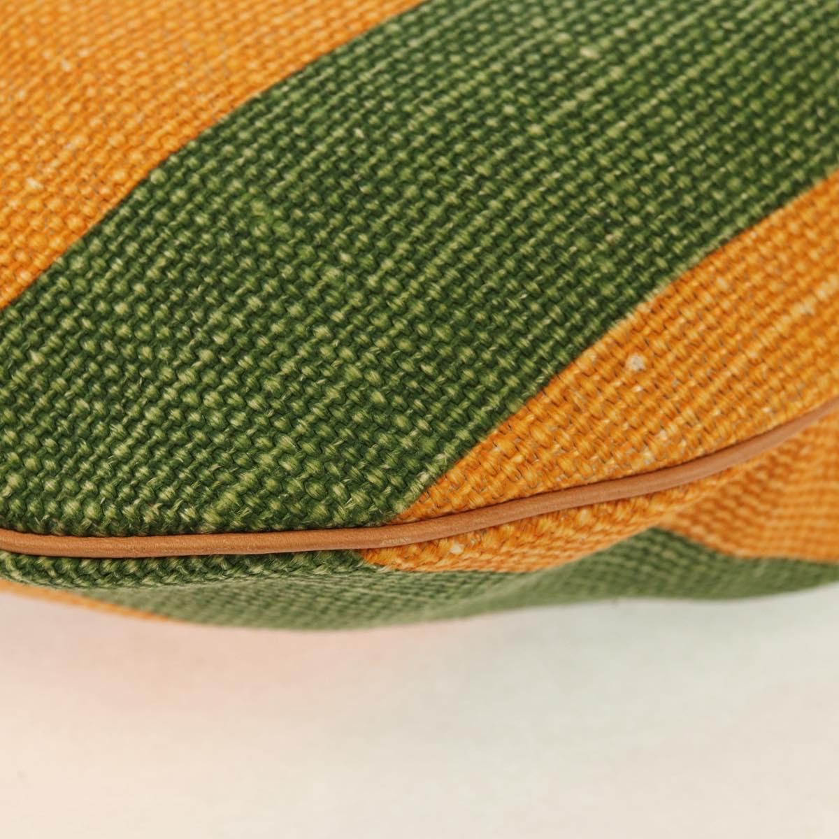 GUCCI Interlocking Shoulder Bag Canvas Multicolor Gold Auth 134341V