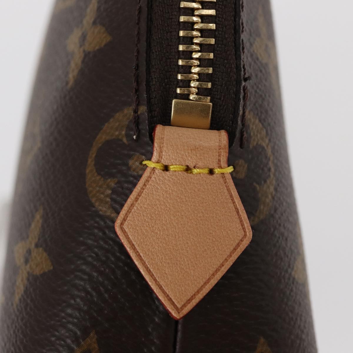 LOUIS VUITTON Monogram Pochette Cosmetic GM Cosmetic Pouch M47353 Auth 134357AM