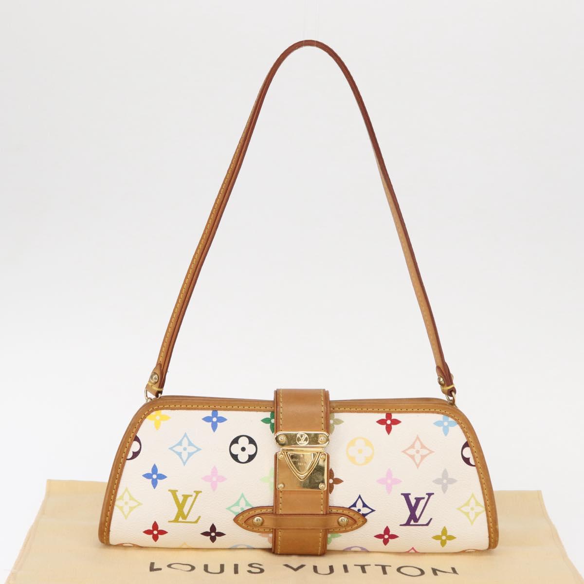 LOUIS VUITTON Monogram Multicolor Shirley Bag White M40049 LV Auth 134364AV