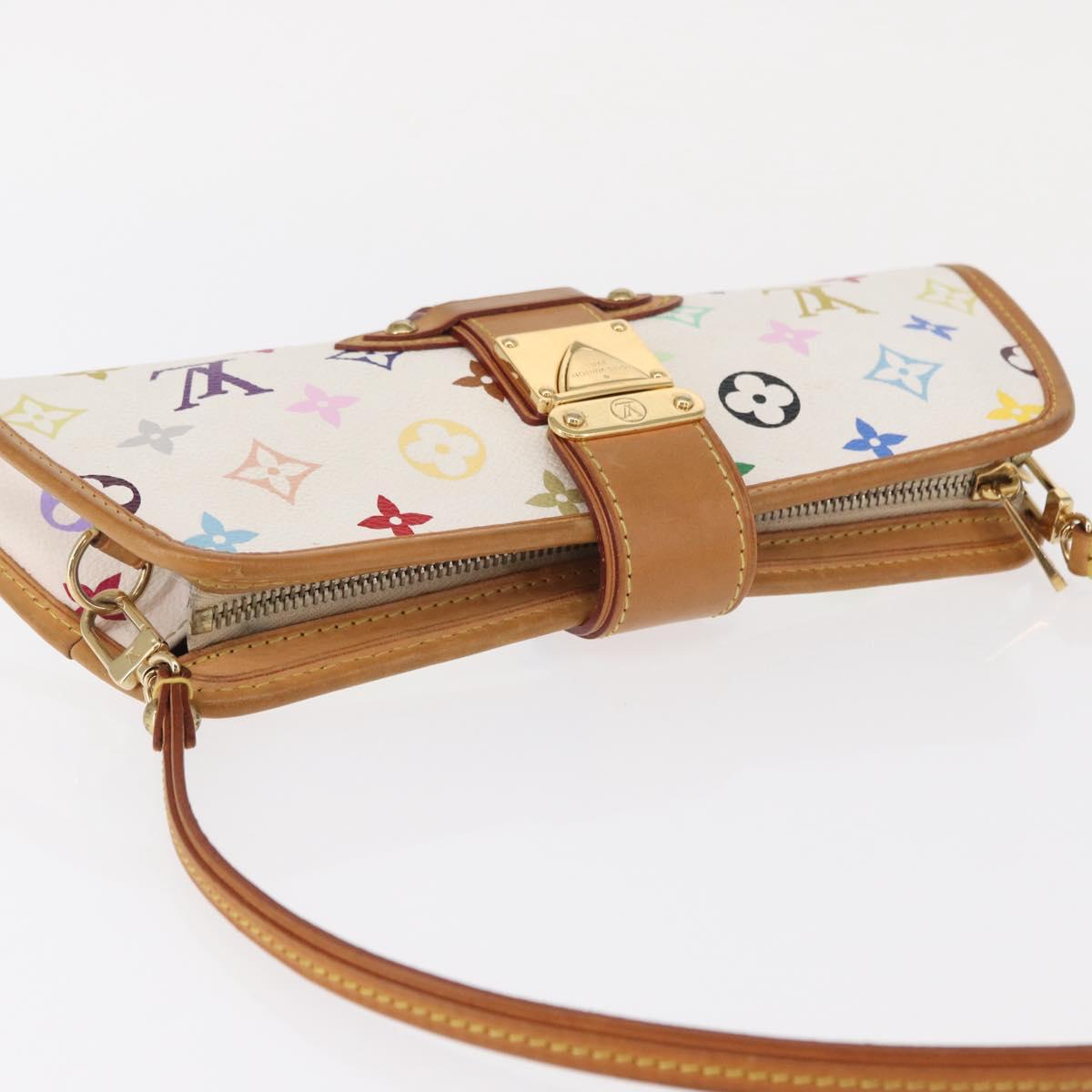 LOUIS VUITTON Monogram Multicolor Shirley Bag White M40049 LV Auth 134364AV