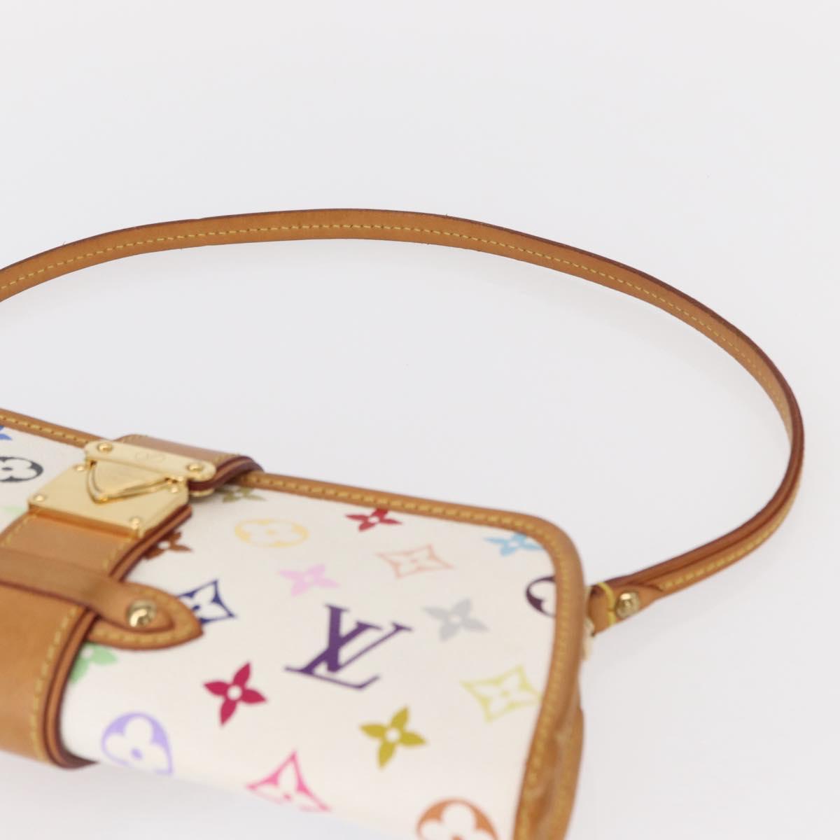 LOUIS VUITTON Monogram Multicolor Shirley Bag White M40049 LV Auth 134364AV