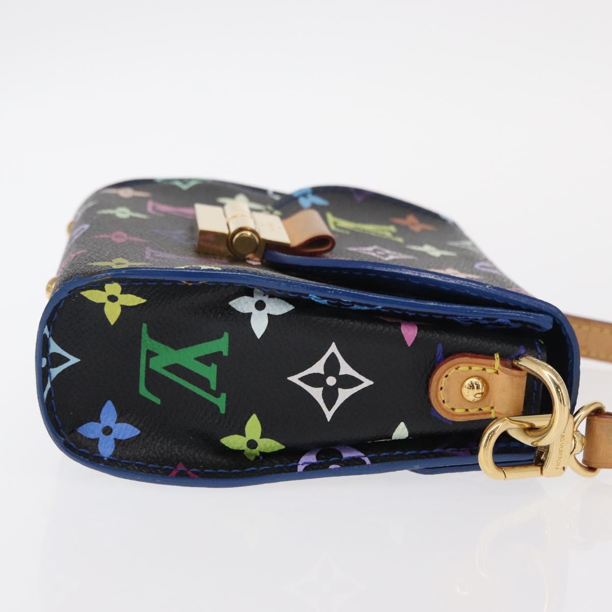 LOUIS VUITTON Multicolor Heart Breaker Shoulder Bag Black M40659 Auth 134366SAV