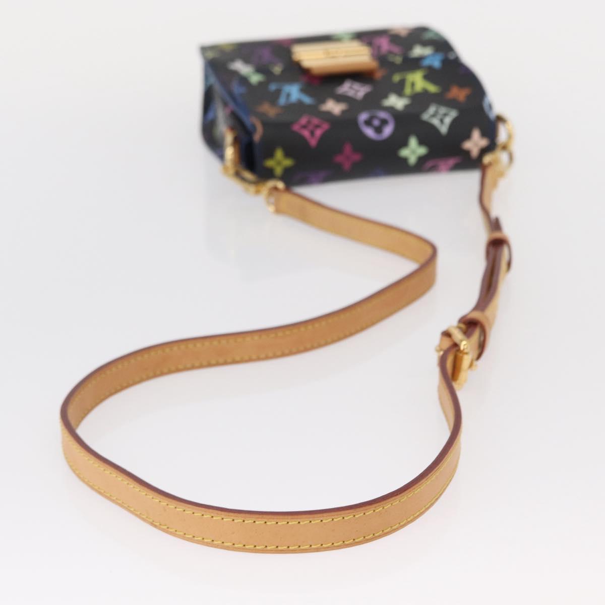LOUIS VUITTON Multicolor Heart Breaker Shoulder Bag Black M40659 Auth 134366SAV