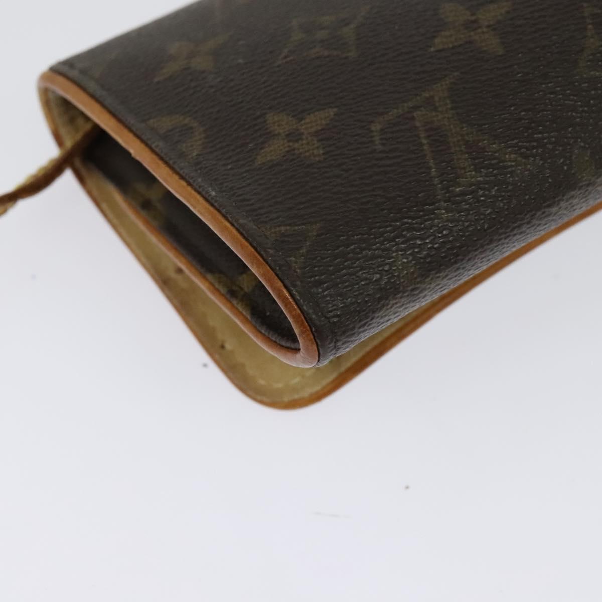 LOUIS VUITTON Monogram Pochette Twin GM Shoulder Bag M51852 LV Auth 134386