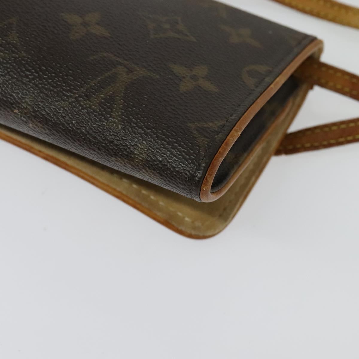LOUIS VUITTON Monogram Pochette Twin GM Shoulder Bag M51852 LV Auth 134386