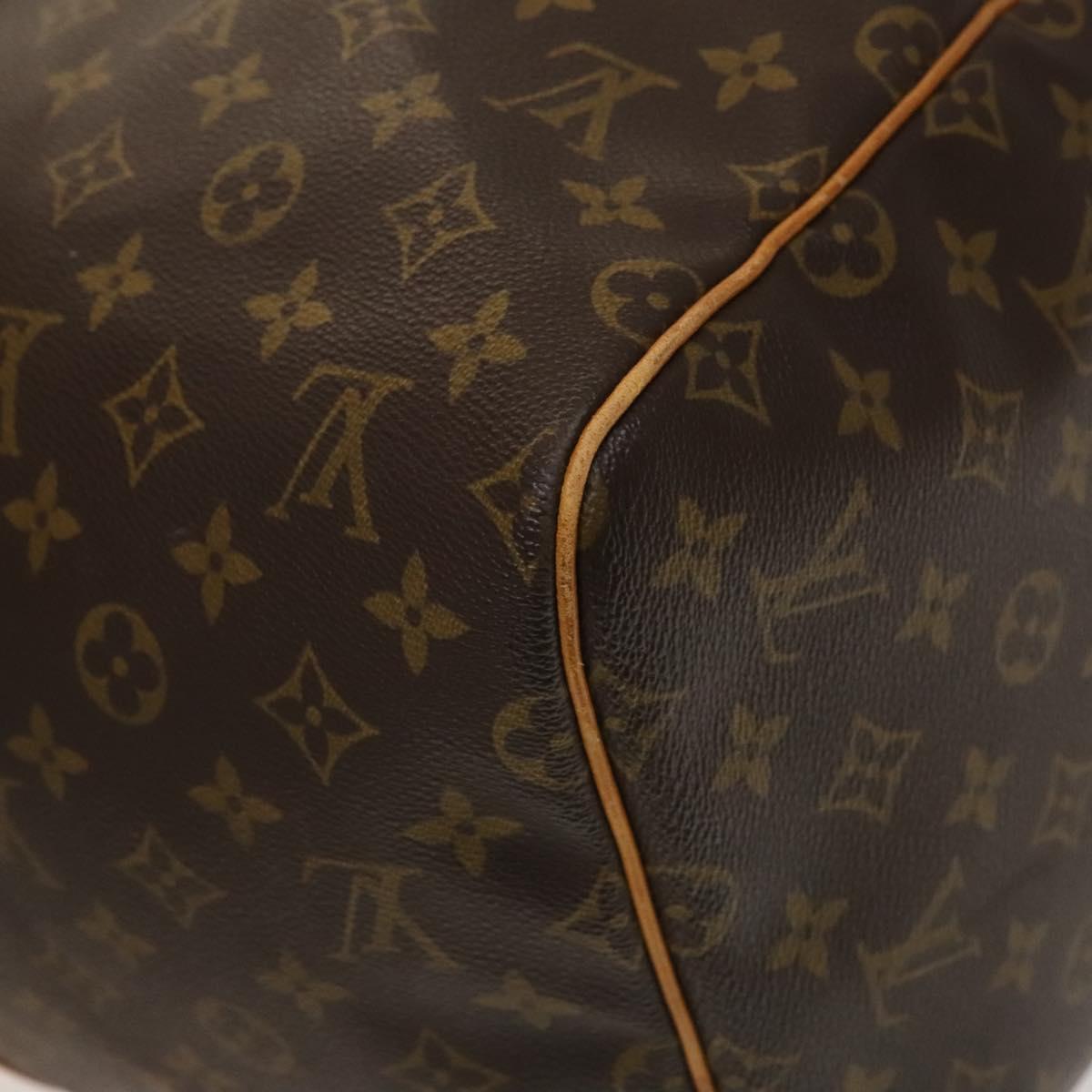 LOUIS VUITTON Monogram Keepall 55 Boston Bag M41424 LV Auth 134390