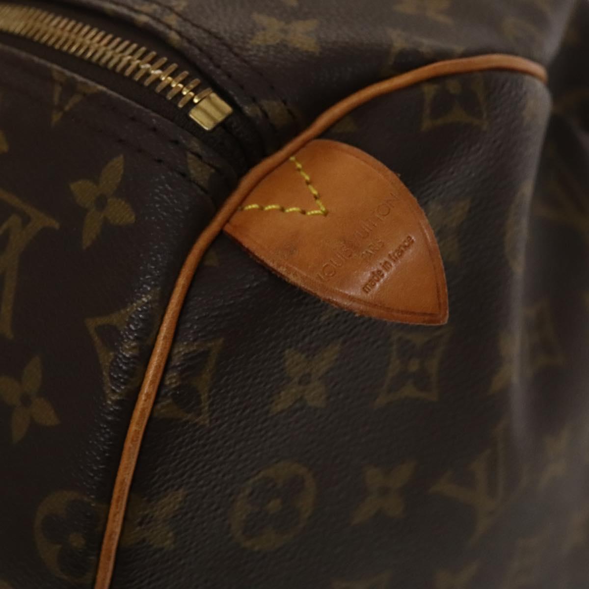 LOUIS VUITTON Monogram Keepall 55 Boston Bag M41424 LV Auth 134390