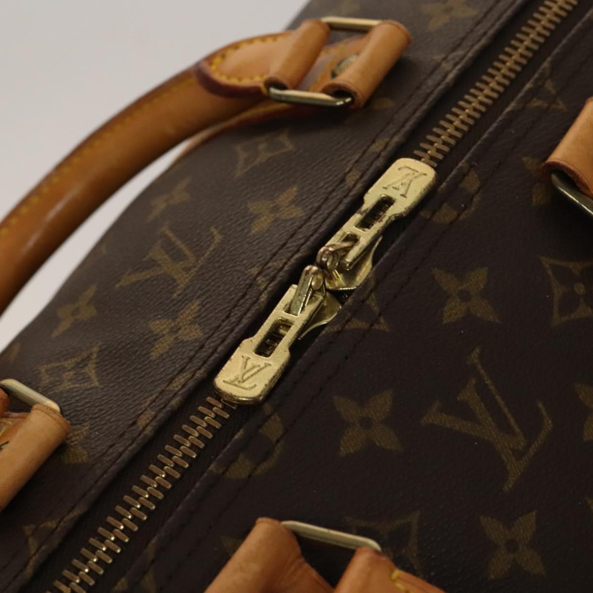 LOUIS VUITTON Monogram Keepall 55 Boston Bag M41424 LV Auth 134390A