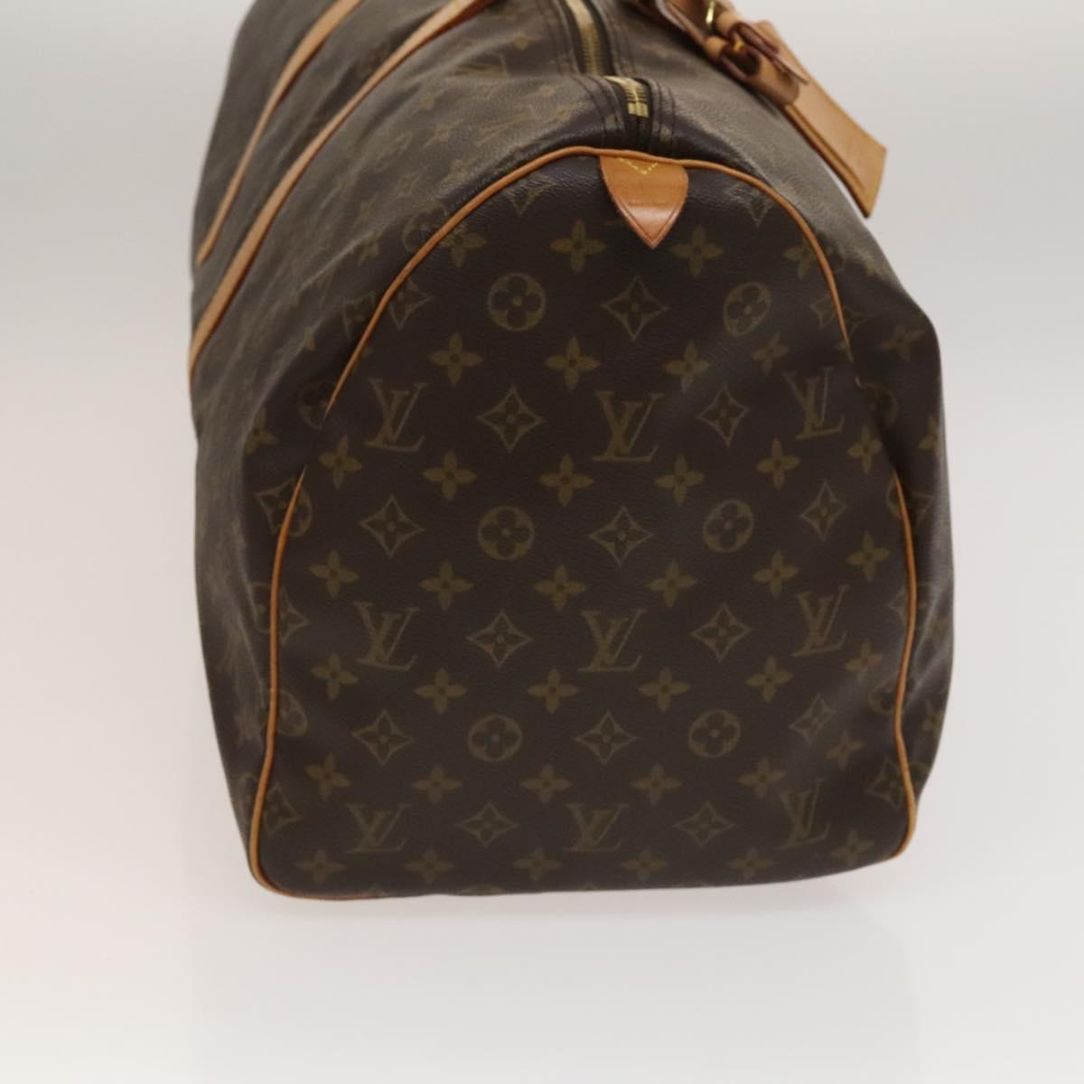 LOUIS VUITTON Monogram Keepall 55 Boston Bag M41424 LV Auth 134390A