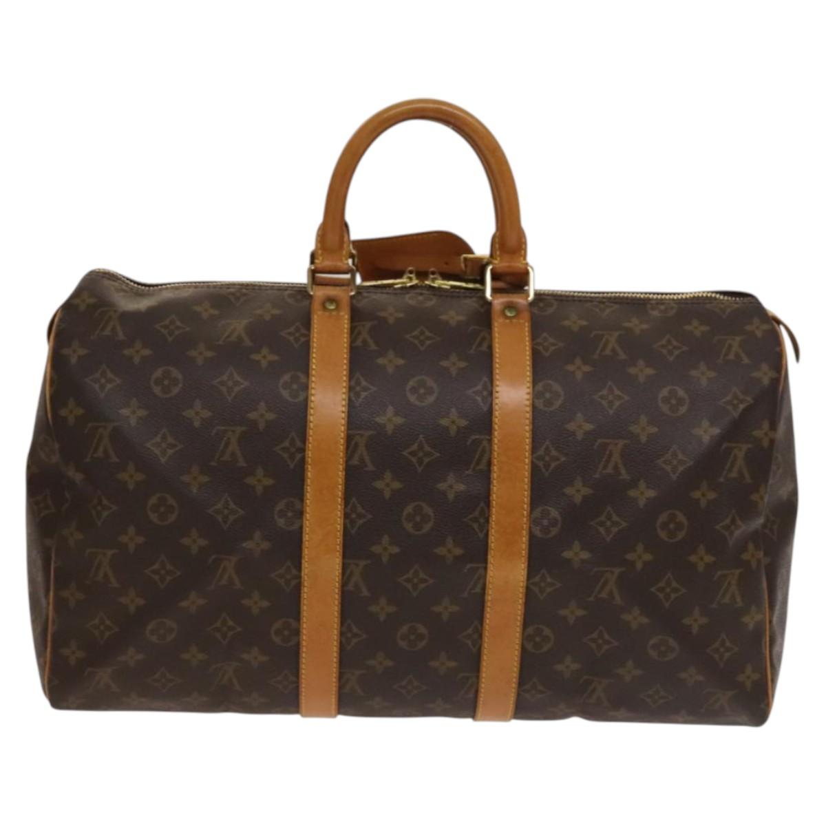 LOUIS VUITTON Monogram Keepall 45 Boston Bag M41428 LV Auth 134391