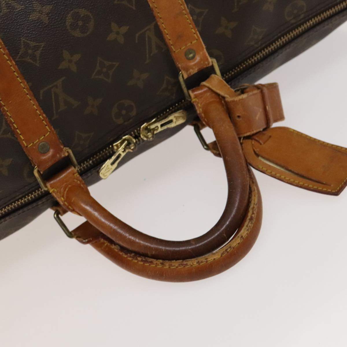 LOUIS VUITTON Monogram Keepall 50 Boston Bag M41426 LV Auth 134394