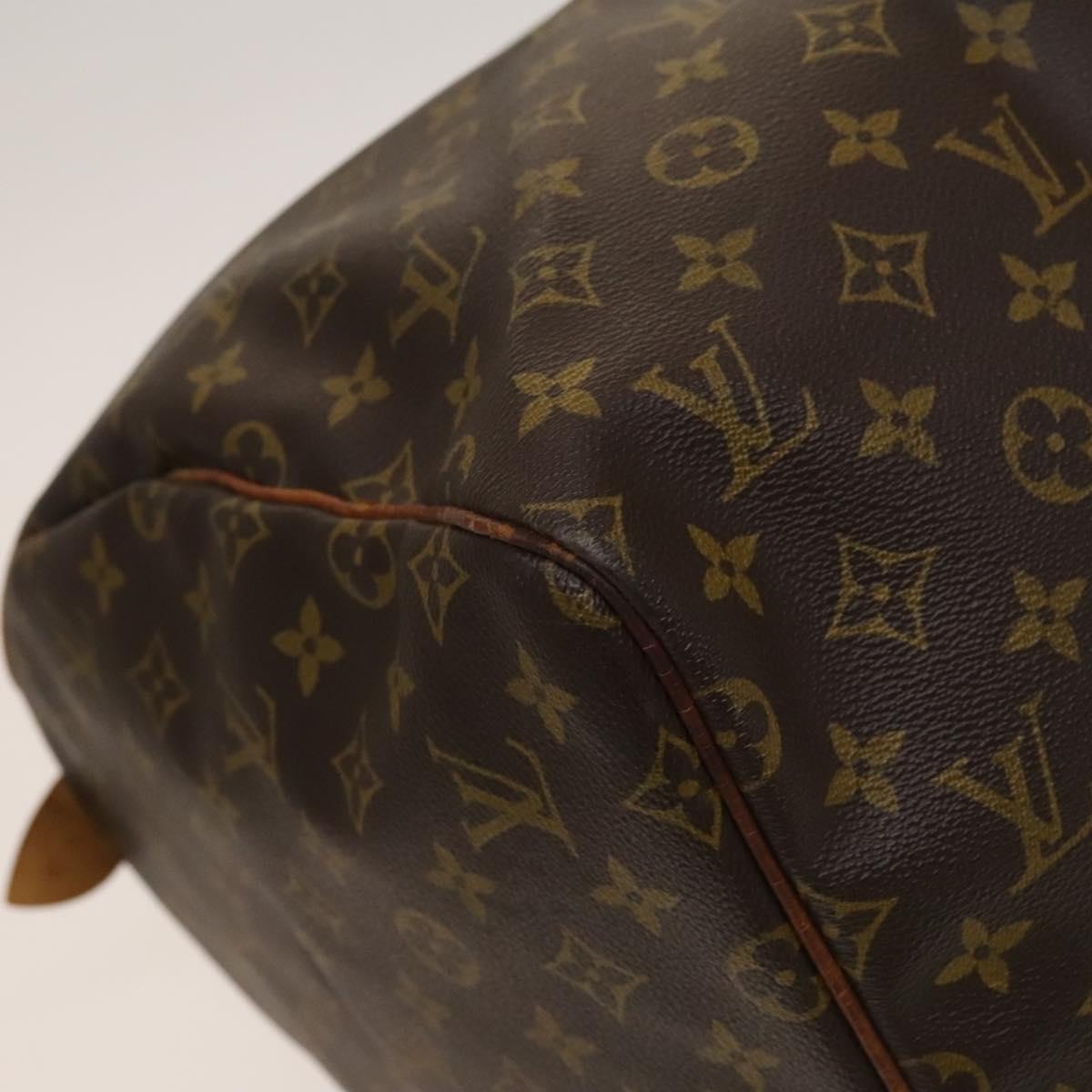 LOUIS VUITTON Monogram Keepall 55 Boston Bag M41424 LV Auth 134396