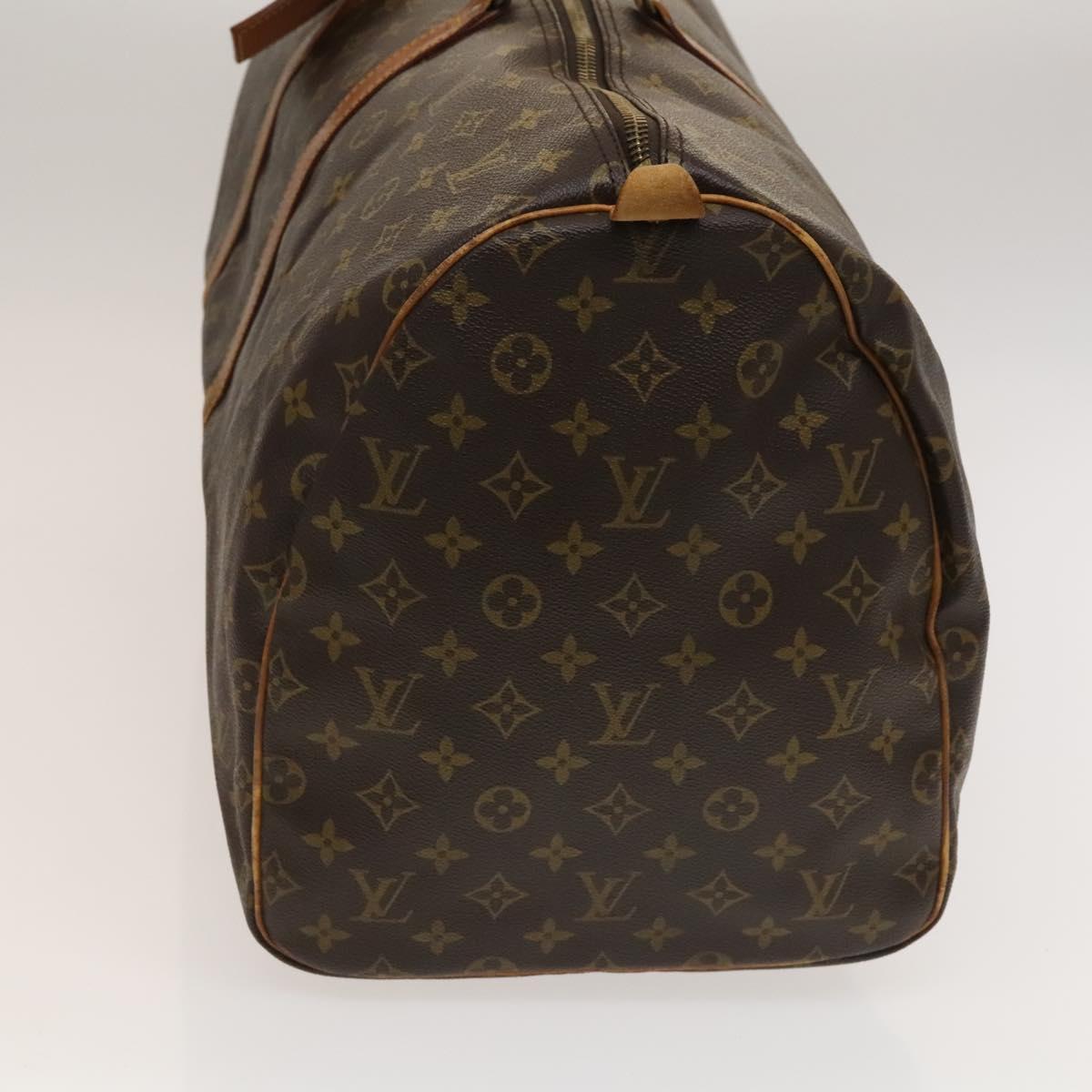 LOUIS VUITTON Monogram Keepall 55 Boston Bag M41424 LV Auth 134396