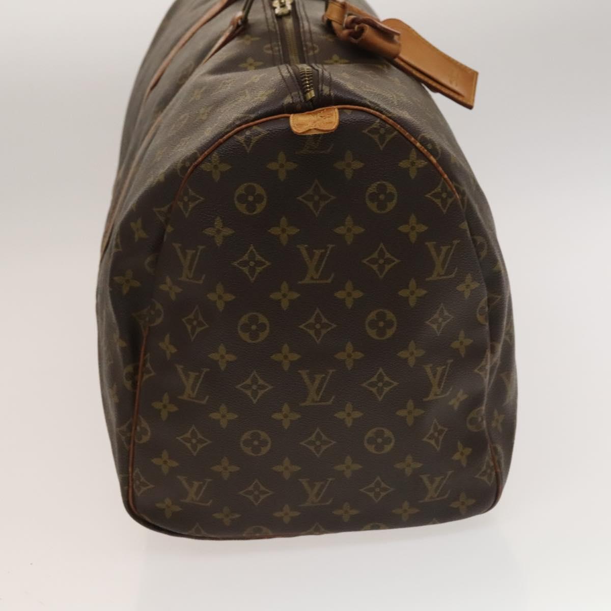 LOUIS VUITTON Monogram Keepall 55 Boston Bag M41424 LV Auth 134396