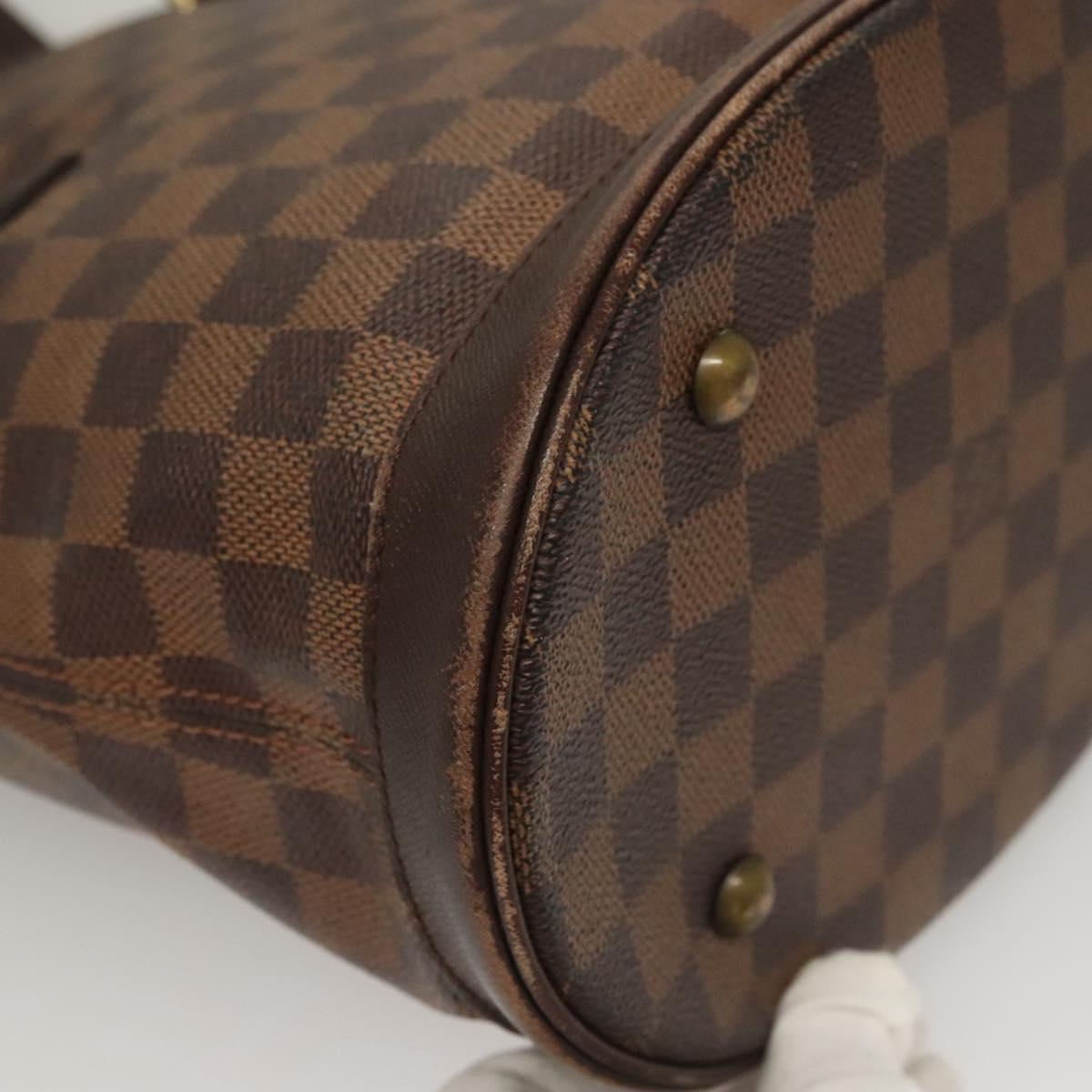 LOUIS VUITTON Damier Ebene Marais Shoulder Bag N42240 LV Auth 134398