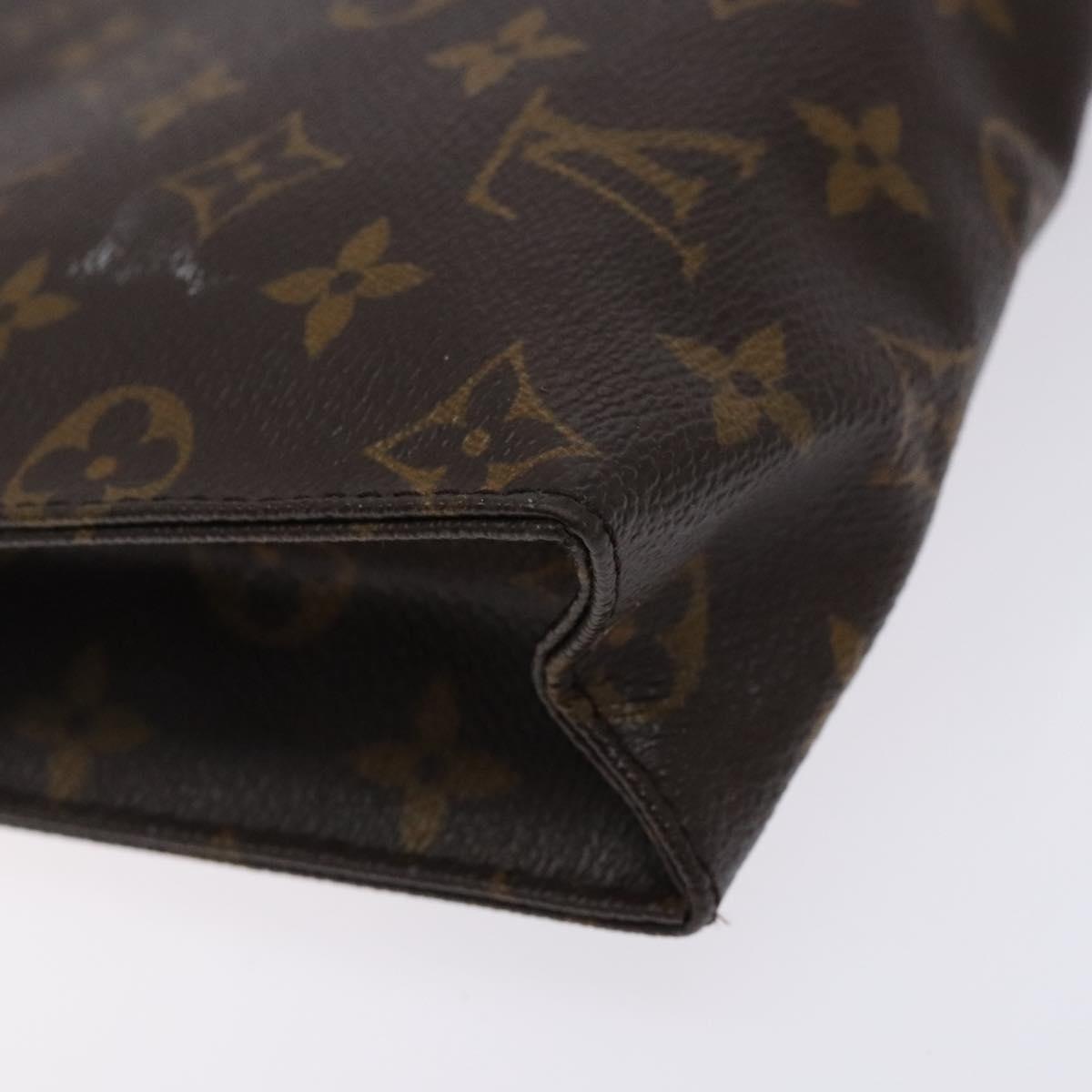 LOUIS VUITTON Monogram Poche Toilette 26 Pouch M47542 LV Auth 134418